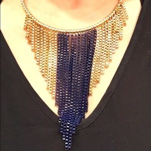 Tassel Drop Necklace Set